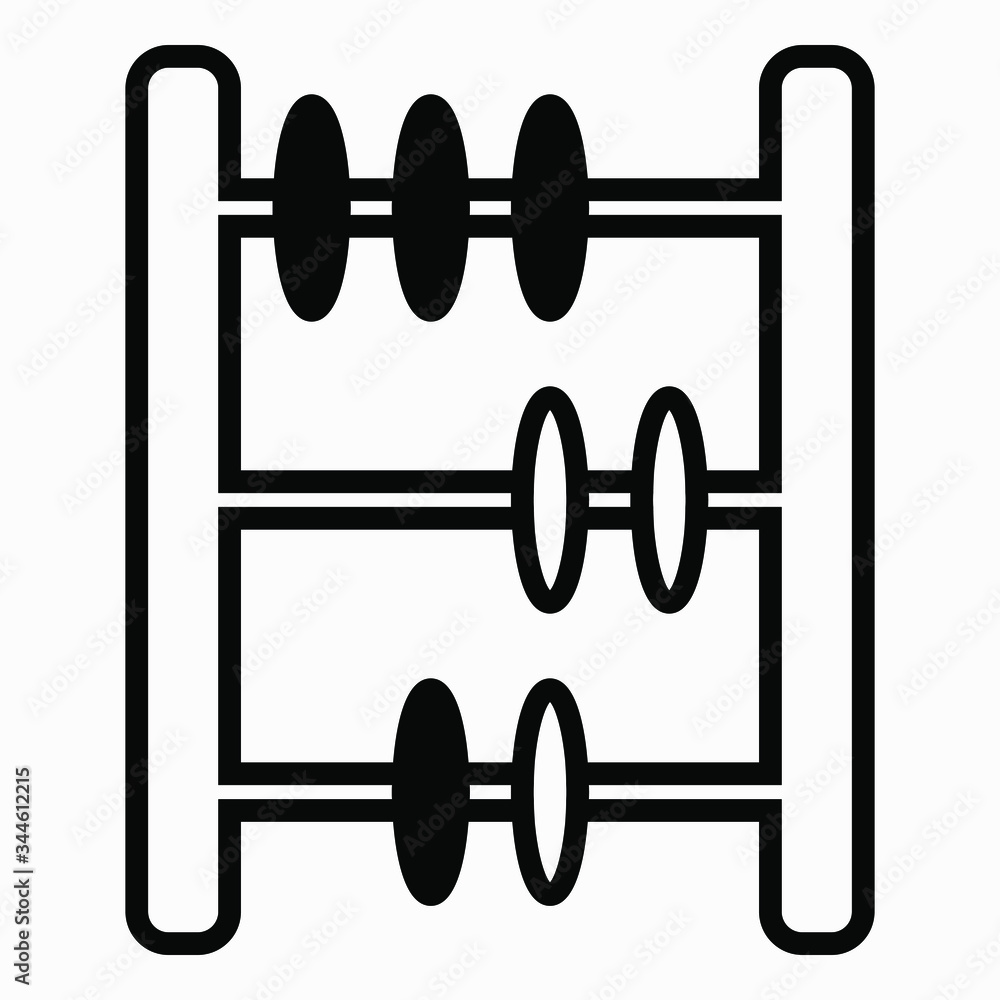 New abacus icon isolated minimal single flat linear icon for application and info-graphic. Commercial line vector icon for websites and mobile minimalistic flat design. New abacus icon isolated minimal single flat linear icon for application and info-graphic. Commercial line vector icon for websites and mobile minimalistic flat design.