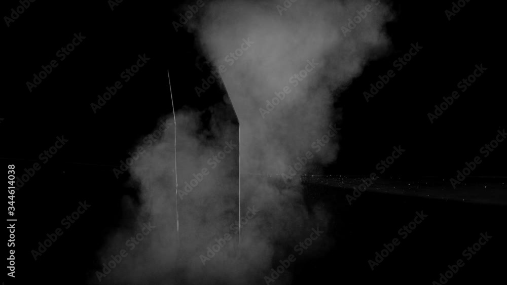 Developmental smoke is a delivered object that can be used in different ways. The object is a black cube. Developmental smoke is a delivered object that can be used in different ways. The object is a black cube.