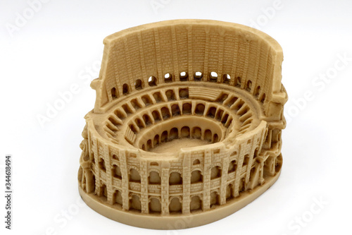 Souvenir statuette of the Coliseum in Rome, Italy