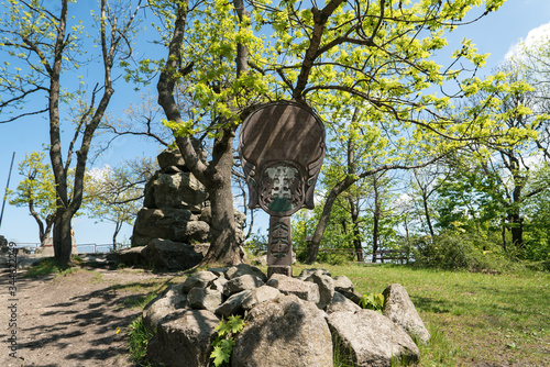 Rezso viewpoint in Dobogoko, Hungary. photo