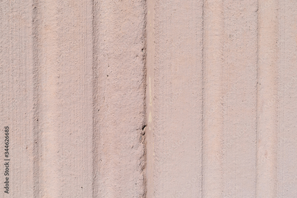 Fototapeta premium Poured exterior concrete wall with expansion joint