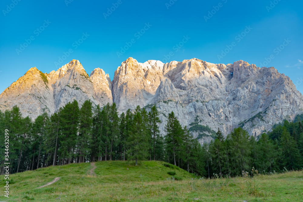Alps mountains in Slovenia
