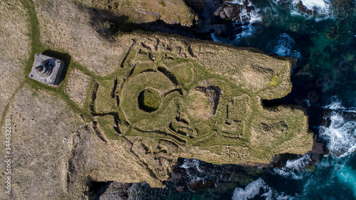 iron age broch settlement  photo