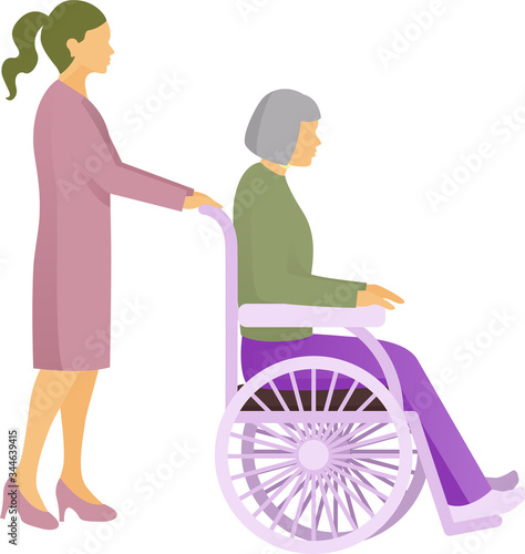 wheelchair vector isolated
