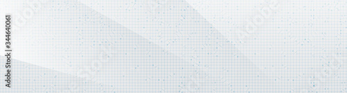 Panorama White and Blue Circuit Microchip Technology on Future Background,Communication Concept design,Free Space For text in put,Vector illustration.