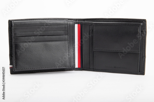 black leather wallet