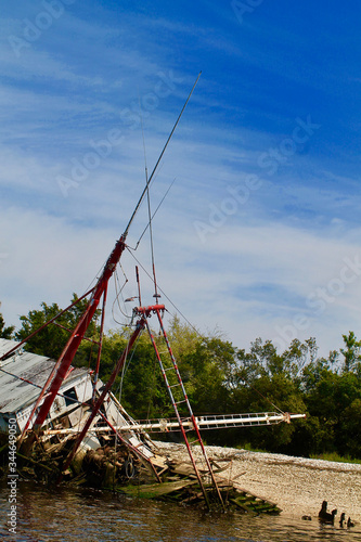 Equipment on the boat