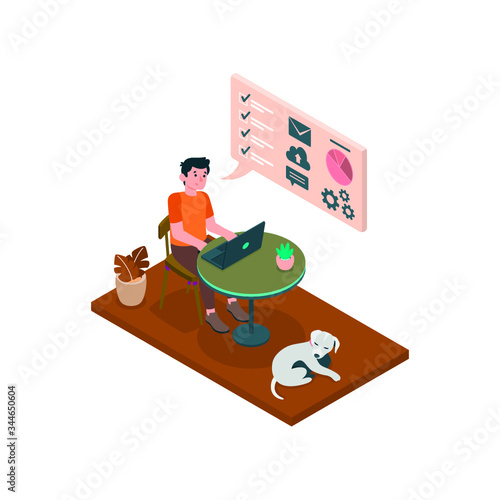 work from home and stay safe in pandemic days