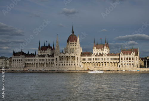 Hungarian parliament building in Budapest. Hungary