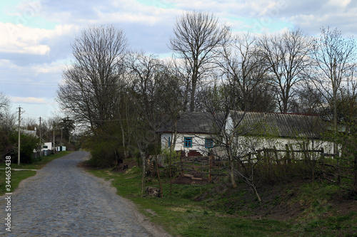 street in the village and the house © Сергей Луговский
