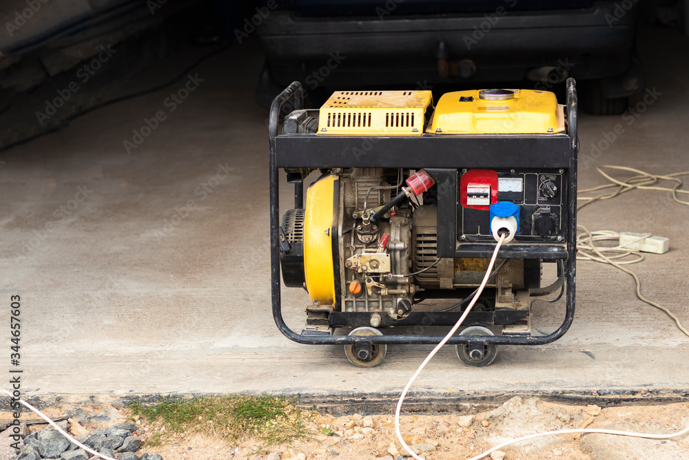 standalone diesel generator to supply electricity in an emergency