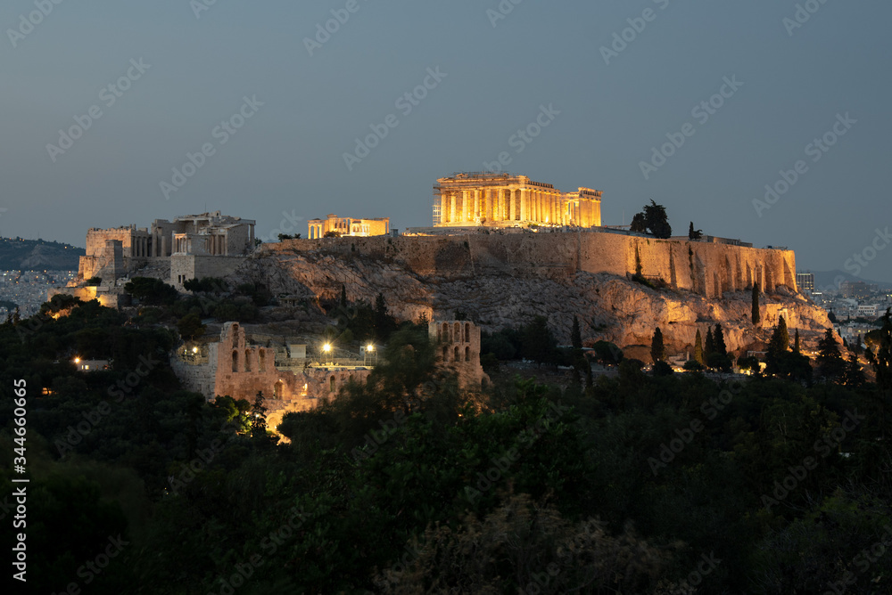 Night Parthenon 