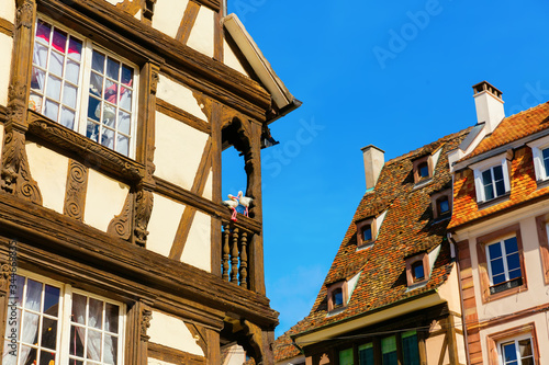 historic half timbered house in Strasbourg, France