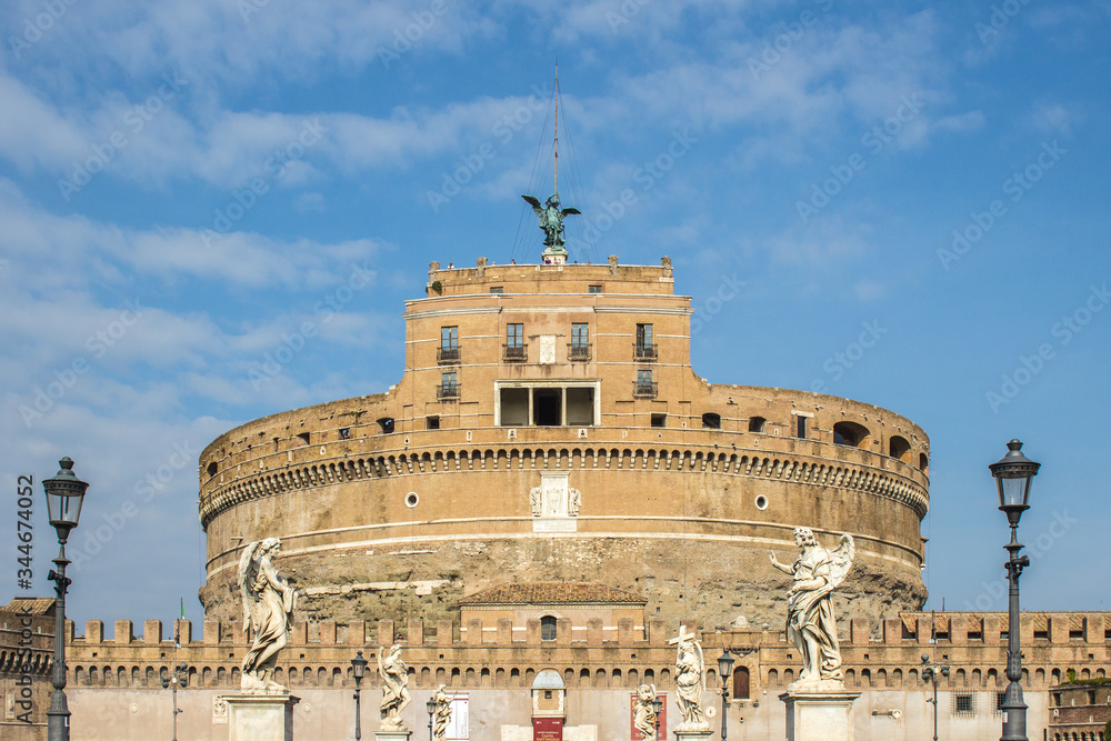 Castel Sant'Angelo (in italian Mole Adriana) Rome Italy Castel Sant'Angelo (in italian Mole Adriana) Rome Italy