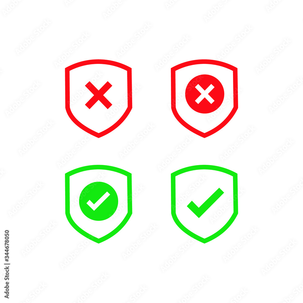 shield checklist icon Icon symbol Flat vector illustration for graphic and web design. shield checklist icon Icon symbol Flat vector illustration for graphic and web design.