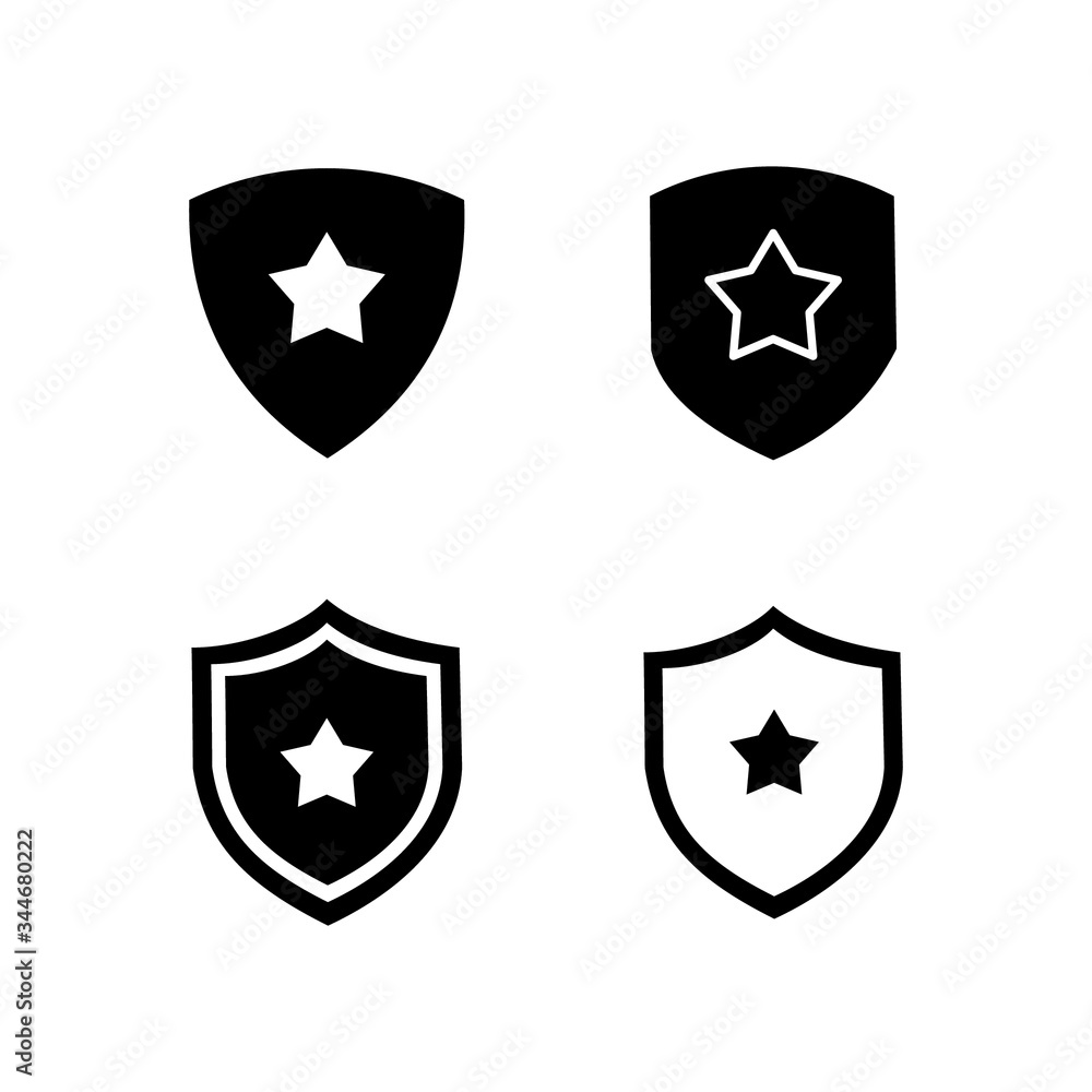Security shield ob pad lock, key shield Icon symbol Flat vector illustration for graphic and web design. Security shield ob pad lock, key shield Icon symbol Flat vector illustration for graphic and web design.