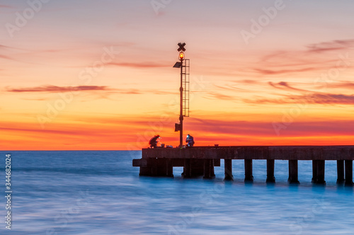 Pier at sunset