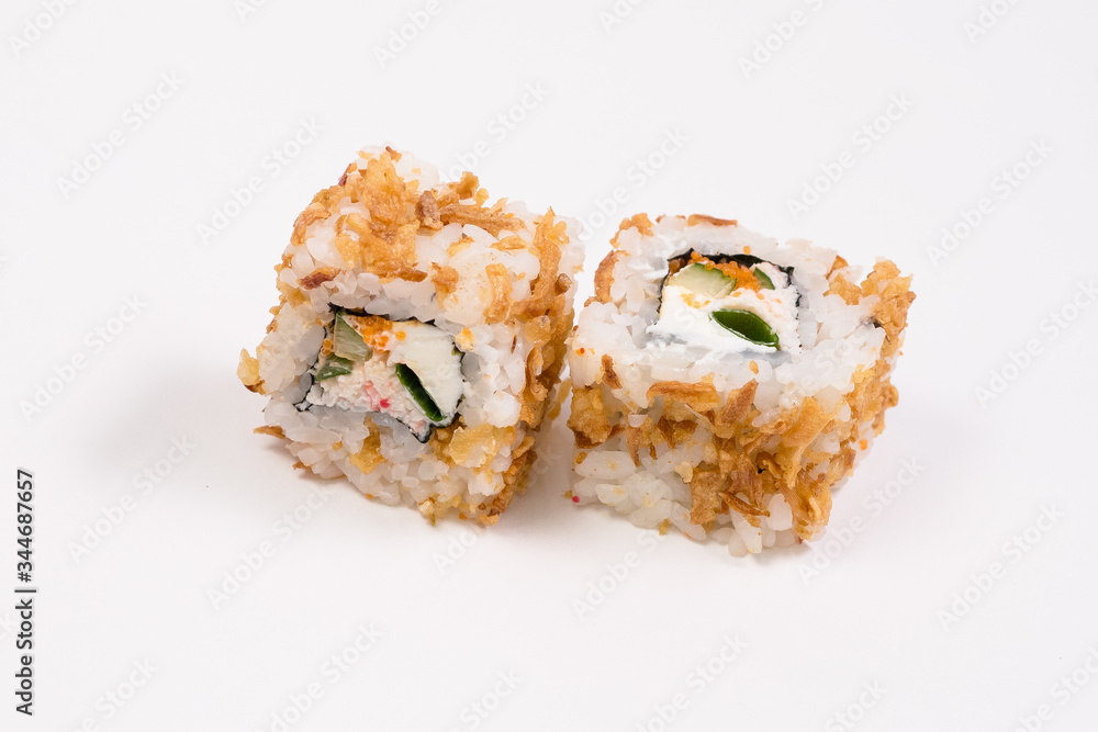 sushi rolls on a white background. Sushi Roll Sushi menu sushi rolls on a white background. Sushi Roll Sushi menu