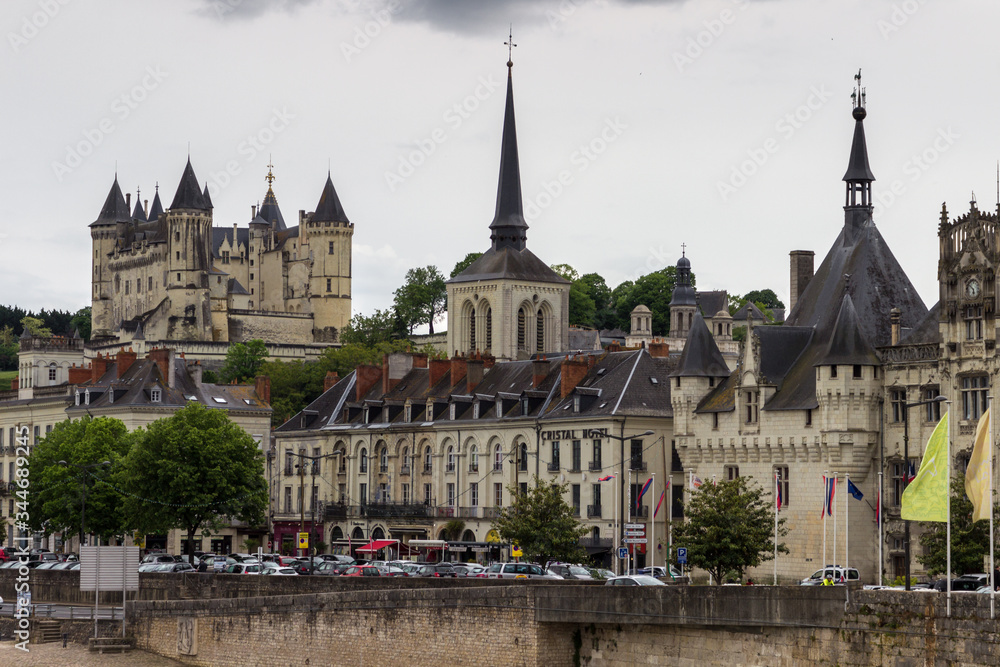 Fototapeta premium View of Loire valley in France