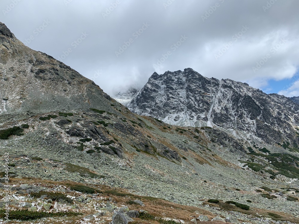 high mountain landscape