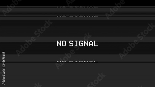 Vintage VHS glitch defects noise and artifacts effect.