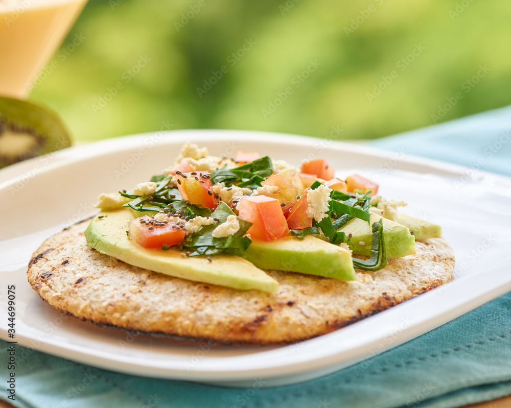 healthy corn bread with avocado healthy corn bread with avocado