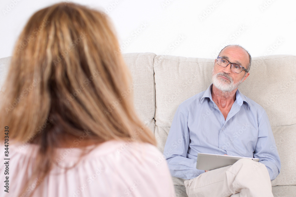 Obraz premium Psychologic help during pandemic