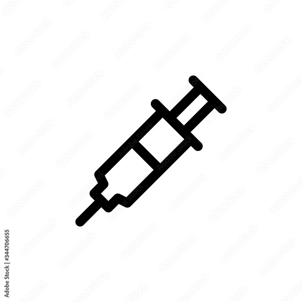 Injection Medical Outline Icon Logo Vector Illustration
Injection Medical Outline Icon Logo Vector Illustration