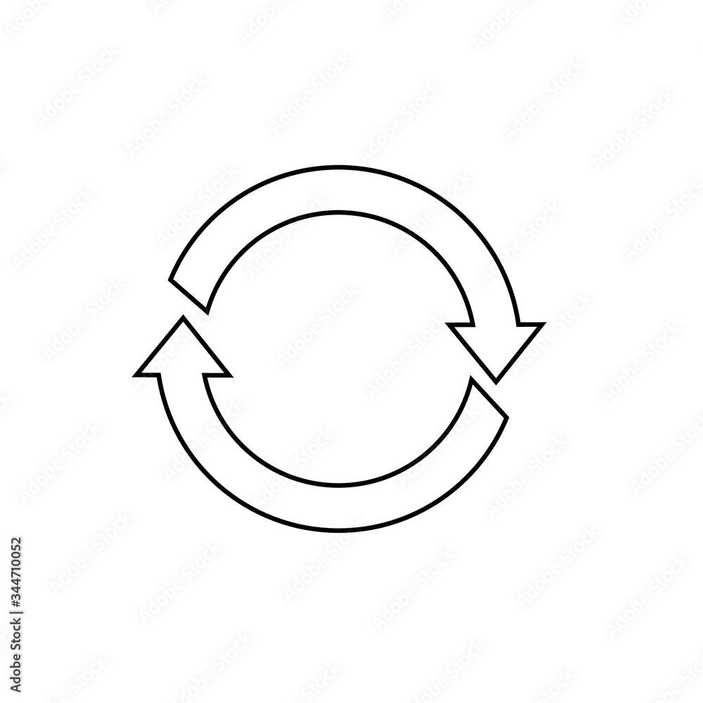 recycling symbol on white background recycling symbol on white background