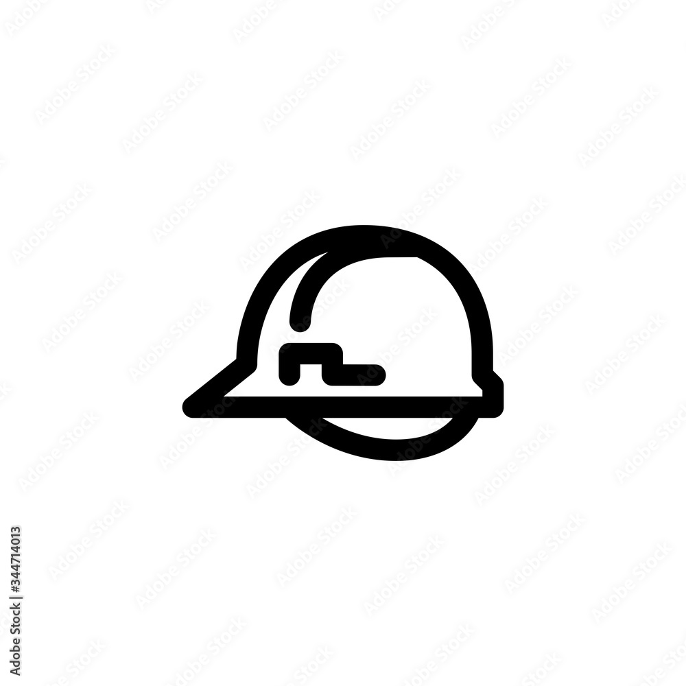 Safety Helmet Industrial Outline Icon Logo Vector Illustration
Safety Helmet Industrial Outline Icon Logo Vector Illustration