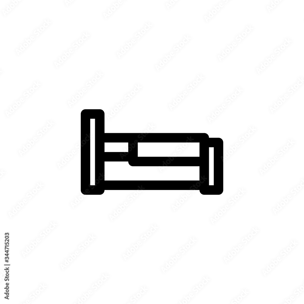 Bed Interior Outline Icon Logo Vector Illustration
Bed Interior Outline Icon Logo Vector Illustration
