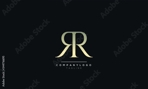 RR Letter Logo Design Icon Vector Symbol