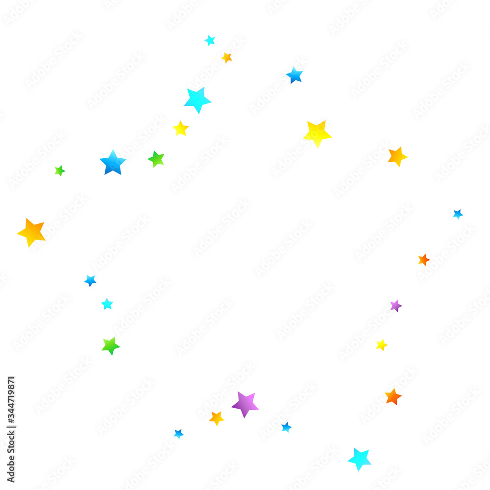 Rainbow Festive Confetti. Carnival Star Falling. Rainbow Festive Confetti. Carnival Star Falling.