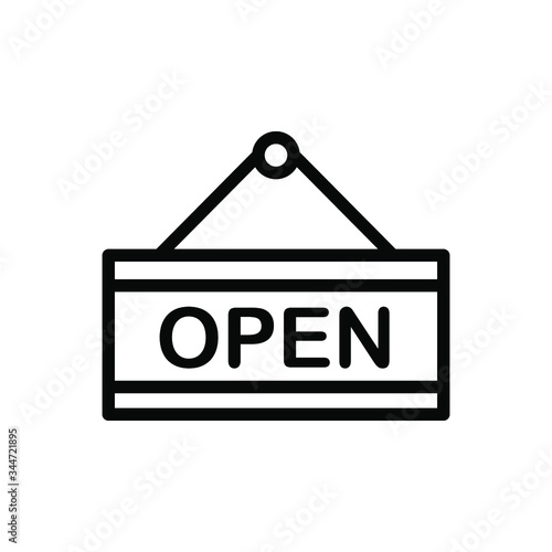 Open tag icon template