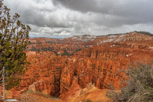 Snow in Bryce Canyon National Park, Utah