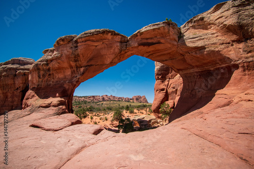 Beautiful view of Arches National Park, United States