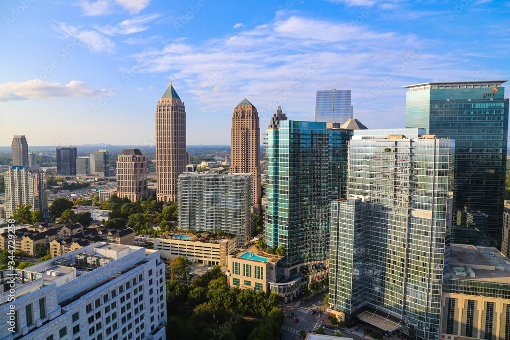 Obraz premium Atlanta skyline