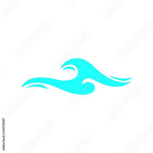 water drop icon symbol Flat vector illustration for graphic and web design.