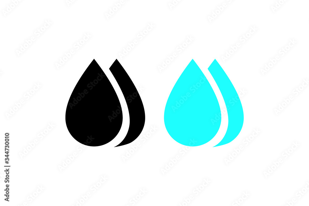 water drop icon symbol Flat vector illustration for graphic and web design. water drop icon symbol Flat vector illustration for graphic and web design.