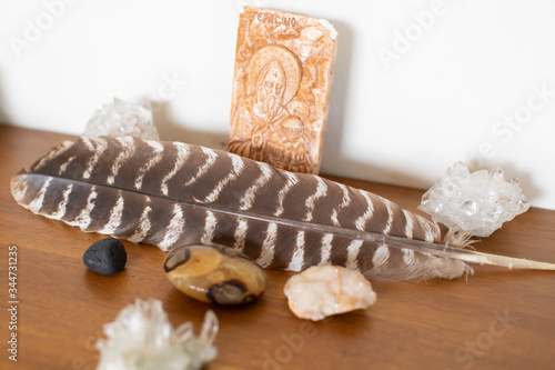 Feather altar