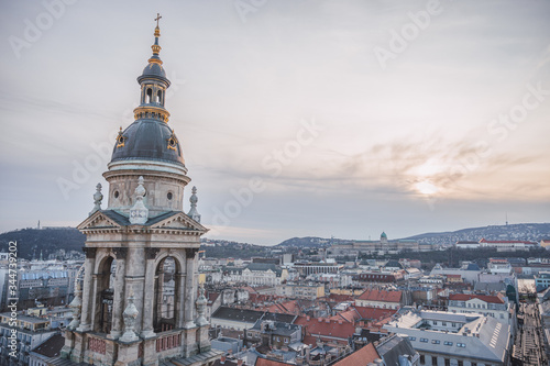 Aerial view of Budapest from St. Stephen's Basilica © Irving Sandoval