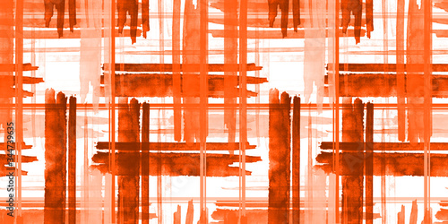 watercolor pattern, brush stripe plaid