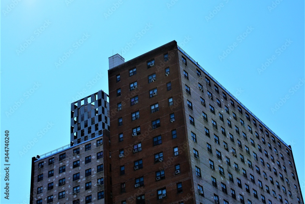 Architectual photo in an urban area in Bronx County New York