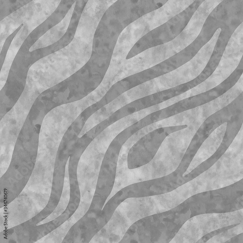 Watercolor grayscale stripes background with splashes  drops. Seamless pattern. Hand-painted texture. Watercolor stock illustration. Design for backgrounds  wallpapers  textile  covers and packaging.
