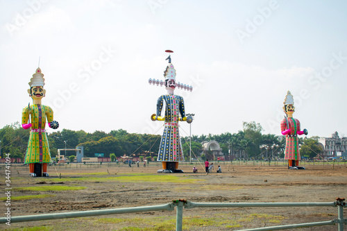 Dussehra celebration ( India) ravana kumbhakarna meghnath