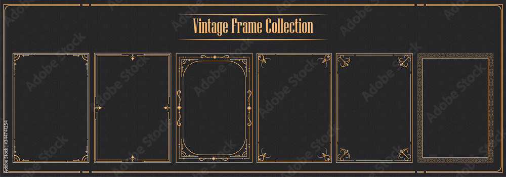 © Zein Republic Studio - Luxury vintage ornamental frame collection