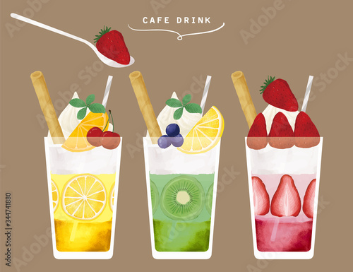 フルーツ パフェ 飲み物 イラスト Stock Vector Adobe Stock フルーツ パフェ 飲み物 イラスト Stock Vector Adobe Stock