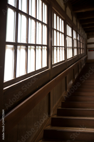 Hallway at Eihei-Ji Temple in Fukui, Japan