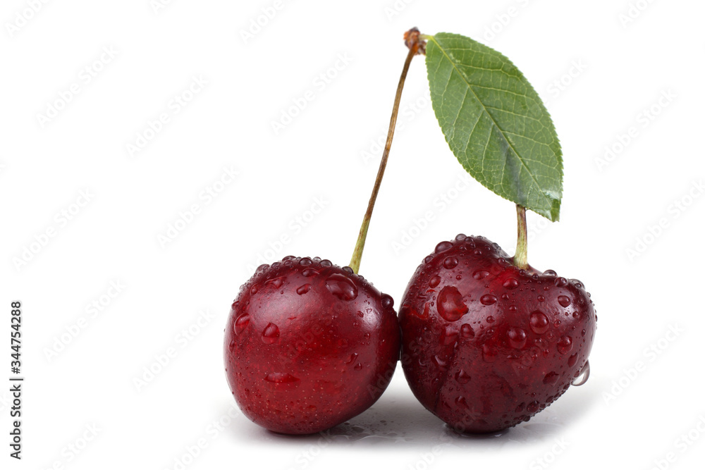 Cherry isolated on white background Cherry isolated on white background