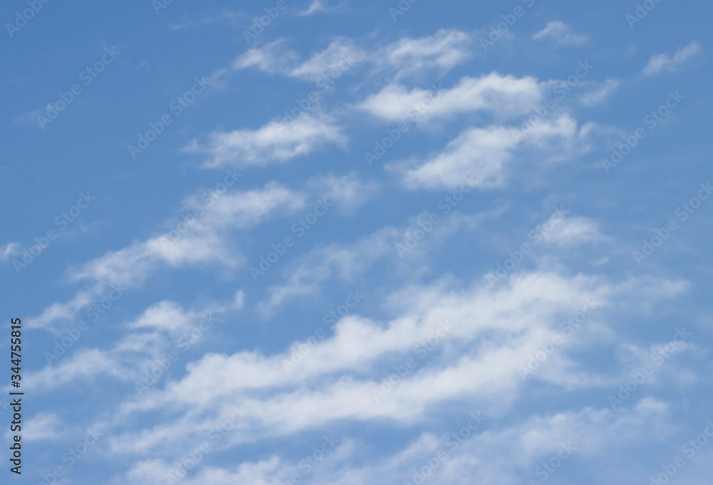 Fototapeta premium Spring clouds in the sky.